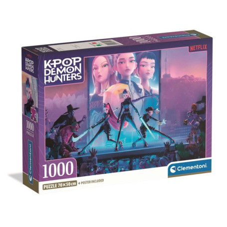 Puzzle K-Pop Demon Hunters 1000 Pièces - CLEMENTONI