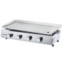 Plancha à Gaz Brasilia COOKINGBOX - 4 Brûleurs Inox 10kW