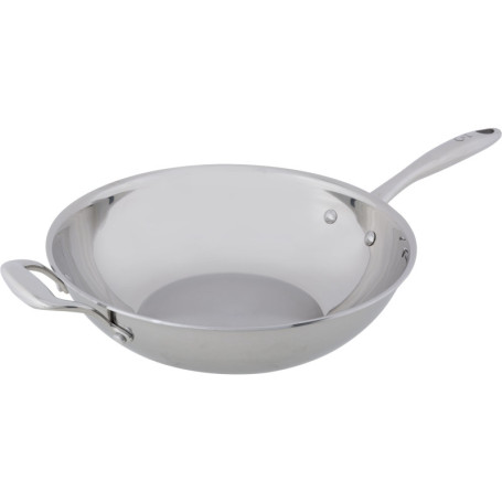 Wok en Acier Inoxydable Ø30 cm - COSY & TRENDY CLASSIC