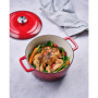 Cocotte en Fonte Émaillée Rouge 24 cm - COSY & TRENDY