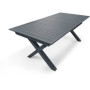 Table de Jardin Floride en Aluminium Gris Anthracite - 10 Places