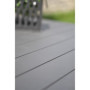 Table de jardin extensible MIAMI en aluminium - 10 personnes - Gris anthracite