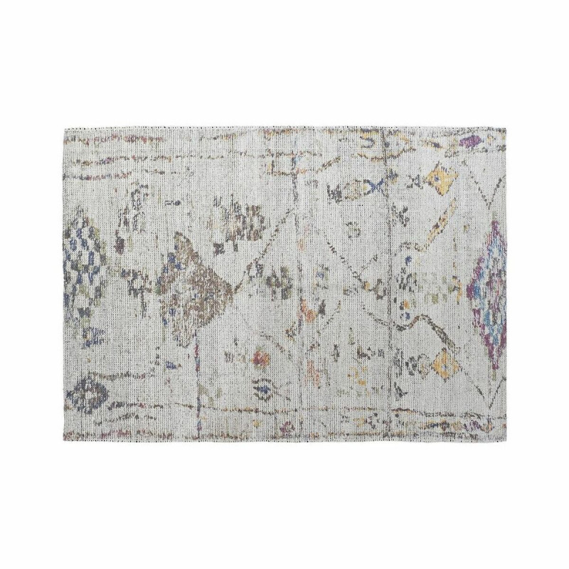 Tapis DKD Home Decor Blanc Arabe (120 x 180 x 0,75 cm)