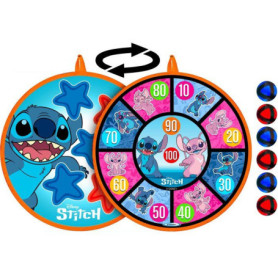 Cible Double Face Stitch avec Balles Fléchettes - Disney - 36 cm