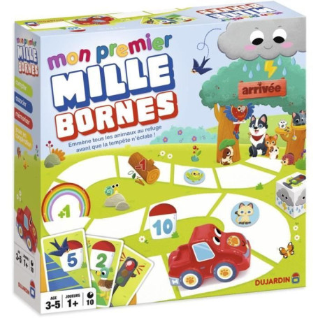 Mon Premier Mille Bornes - Jeu de Société Coopératif pour Enfants