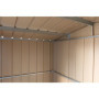 Abri de jardin en métal imitation bois DURAMAX 4,75m² avec kit d'ancrage