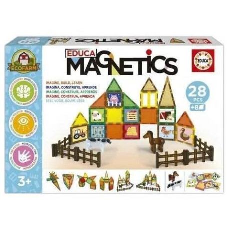 Magnetics Ecoferme - Jeu de construction créatif pour enfants