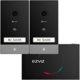 Visiophone EZVIZ HP7 - Kit 2 Entrées avec Écran Intérieur