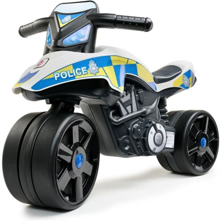 Draisienne Moto Police FALK - Larges Roues et Guidon Directionnel