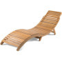 Chaise Longue Pliable ADRIA en Bois d'Acacia - FIELDMANN