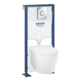 Pack Bâti Support 5 en 1 GROHE - Toilettes Modernes avec Cuvette Céramique