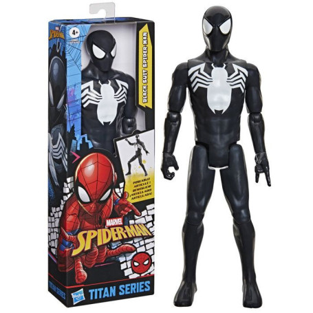 Figurine Deluxe Spider-Man Noir 30 cm - Titan Series