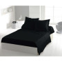 Drap Plat Microfibre Noir 180 x 290 cm - HOME LINGE PASSION