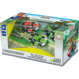 Pack de 3 voitures à friction Mario Kart - CARRERA Pull & Speed - Échelle 1:43