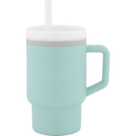 Tasse en Silicone pour Bébé - Infantino 255 ml - Moody Blue