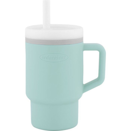 Tasse en Silicone pour Bébé - Infantino 255 ml - Moody Blue