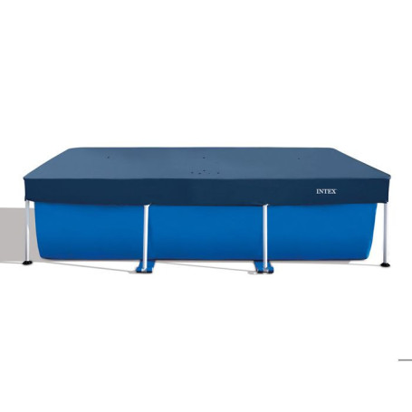 Bâche de Protection Rectangulaire pour Piscine Tubulaire INTEX 2,60 x 1,60 m