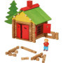 Chalet en Bois Jeujura - Jeu de Construction 95 Pièces pour Enfants