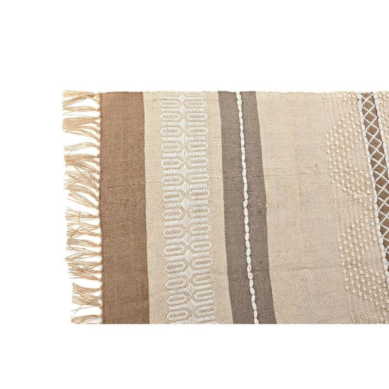 Image secondaire de Tapis DKD Home Decor Marron Polyester Coton (117 x 198 x 0,7 cm)