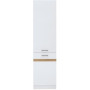 Colonne de Cuisine JUNONA 2 Portes - Blanc Brillant