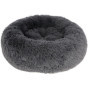 Corbeille Moelleuse Fluffy pour Chiens et Chats - Ø60 cm - Gris