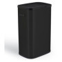 Poubelle de Cuisine 60L Portland en Acier Inox Noir avec Ouverture Push