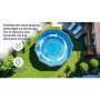Kit Piscine Hors Sol Acier Ronde GRE Ø300 cm avec Filtre et Échelle