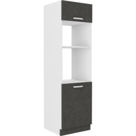 Meuble Colonne Four Design Gris 2 Portes - 60x57x210 cm