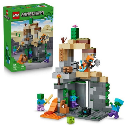 LEGO Minecraft - Le Donjon de Zombies, Jeu Interactif pour Enfants