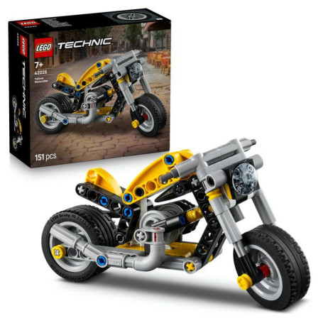 LEGO Technic Moto Jaune - Jouet de Construction pour Enfants