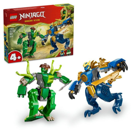 LEGO NINJAGO - Le Combat du Robot Dragon de Jay pour Enfants