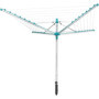 Séchoir Parapluie Leifheit Linomatic 400 Easy - 40m d'Étendage Turquoise