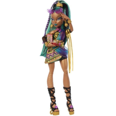 Poupée Nefera De Nile de Monster High avec 7 accessoires