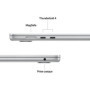 MacBook Air 15,3" M5 2026 - 16Go RAM - 1To SSD - Argent