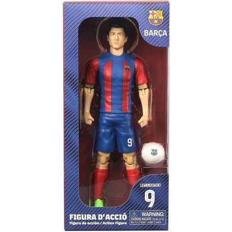 Figurine articulée Lewandowski FC Barcelona - 20 cm