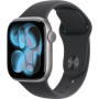 Apple Watch Series 11 GPS 42mm - Boîtier Aluminium Space Grey avec Bracelet Sport Noir