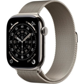 Apple Watch Series 11 GPS + Cellular 46mm en Titane Naturel avec Bracelet Milanese