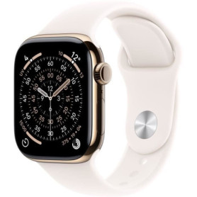 Apple Watch Series 11 GPS + Cellular 46mm - Boîtier Titane Doré