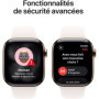Apple Watch Series 11 GPS + Cellular 46mm - Boîtier Titane Doré