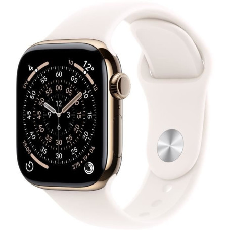 Apple Watch Series 11 GPS + Cellular 46mm - Boîtier en Titane Doré