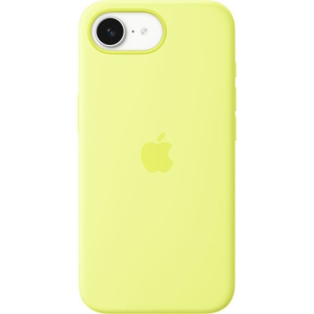 Coque en Silicone Neon Jaune pour iPhone 16e - APPLE