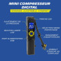 Mini compresseur sans fil MICHELIN avec manomètre digital - 10 Bars