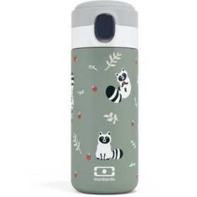 Gourde Isotherme à Bec Verseur MONBENTO Pop Raccoon pour Enfants