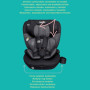 Siège Auto Nania Torino I-Size Evolutif Noir avec Réducteur