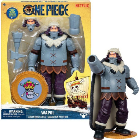 Figurine articulée Wapol - ONE PIECE - 15 cm pour collection