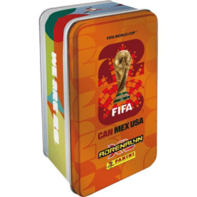 Boîte Métal PANINI - Coupe du Monde FIFA 2026 avec 64 Cartes