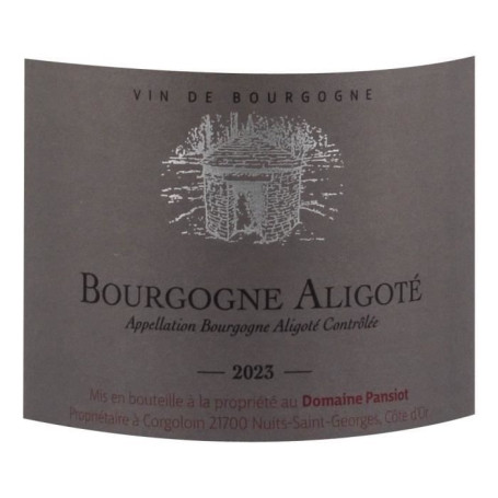 Domaine Pansiot 2023 Bourgogne Aligoté - Vin Blanc de Qualité