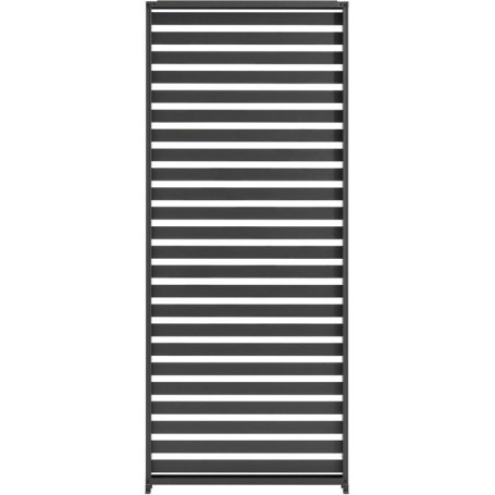 Persienne en Aluminium GAYA pour Pergola - Gris 229 x 93 cm