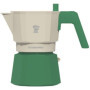 Cafetière Italienne PEZZETTI Futurexpress en Aluminium - 6 Tasses - Vert