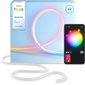 Ruban LED Philips Hue 5m - Éclairage Coloré et Blanc Naturel